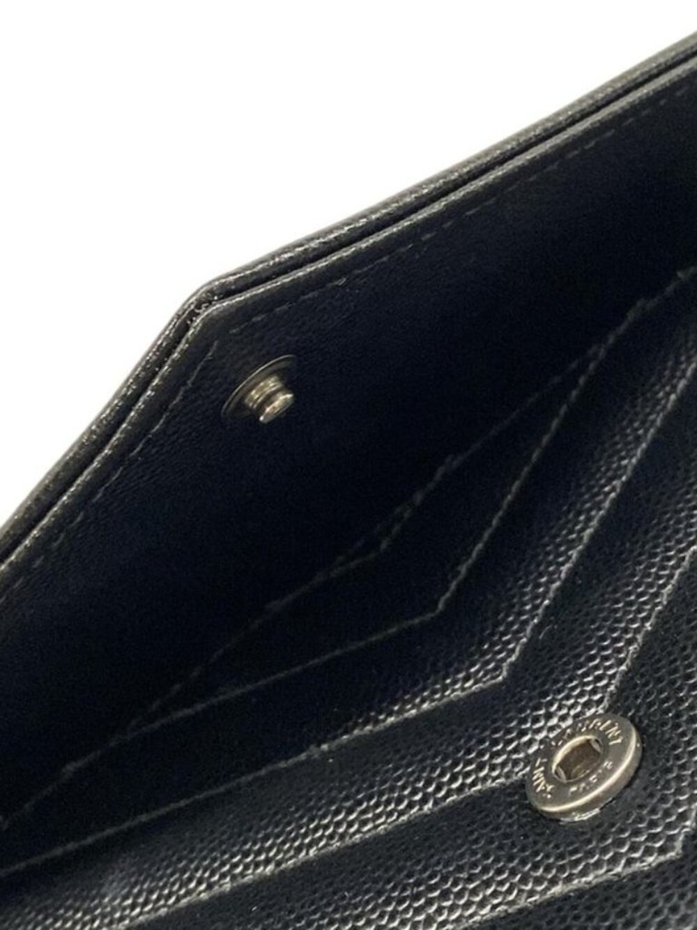 Saint Laurent Paris Wallet Cassandra Envelope Chain Black - Picture 11 of 13